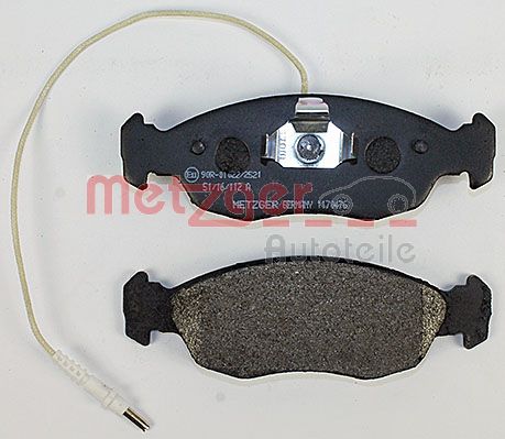 METZGER 1170476 Bremsbelagsatz, Scheibenbremse